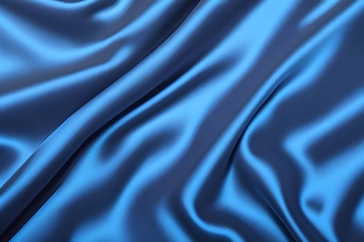 Serene Blue Silk Drapery Abstract Texture photo