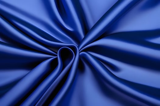 Royal Blue Silk Drapery Luxurious Fabric Texture photo