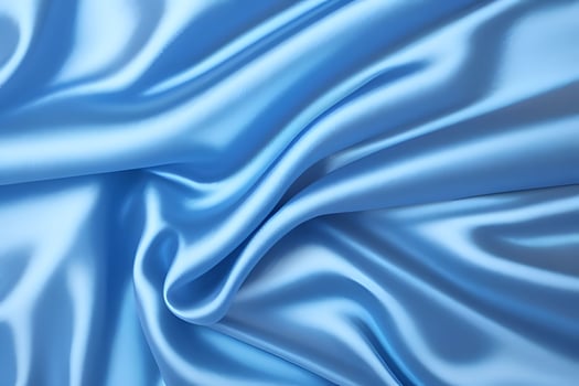 Serene Blue Silk Drape A Study in Texture for backgroundfor backgroundand Light photo