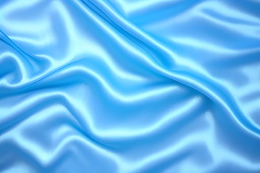 Serene Blue Silk Fabric Texture A Luxurious and Elegant Background photo