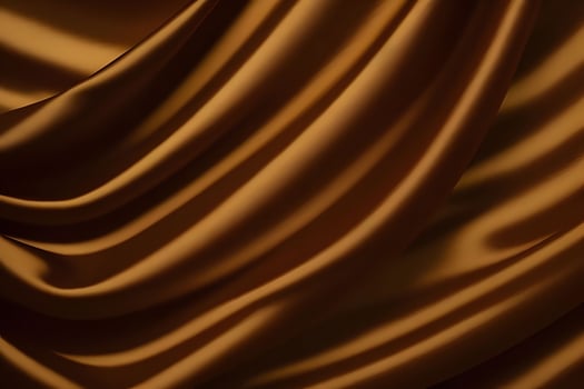 Luxurious Brown Silk Drape with Textured Abstract photo