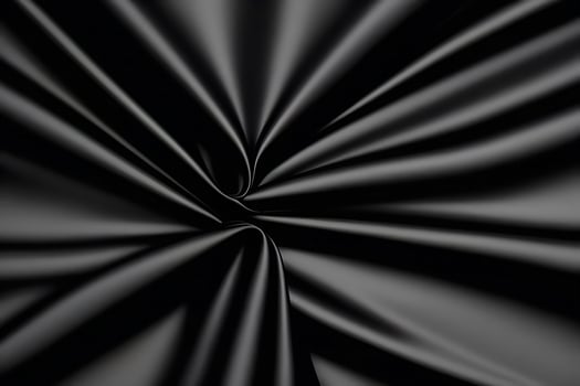 Abstract Black Silk Drapery A Study in Texture and Light photo