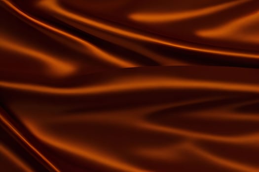 Luxurious Chocolate Brown Silk Drapery A Study in Texture and Light photo