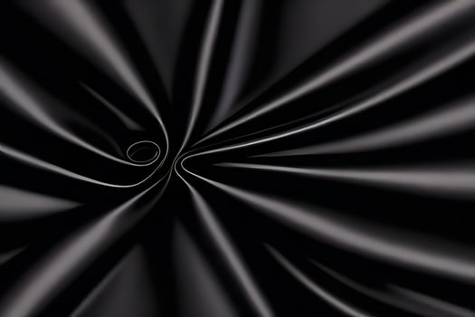 Abstract Black Silk Swirl Elegant Drape and Texture photo
