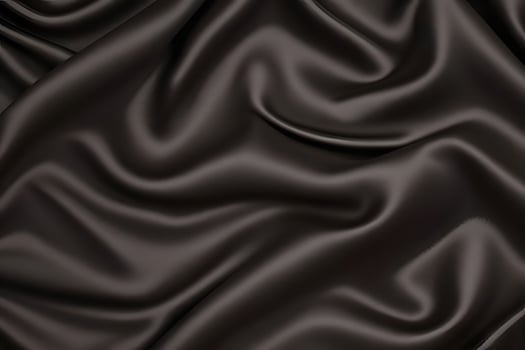 Background Dark Elegance Abstract Draped Black Satin Texture photo