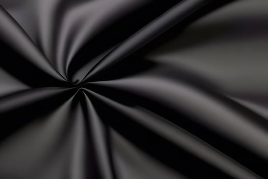 Abstract Black Silk Swirls A Luxurious Textile Close-Up photo