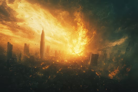 The end of the world in the movie, the end of the world photo