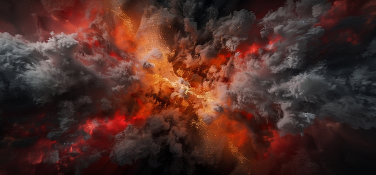 Explosive Celestial Storm photo