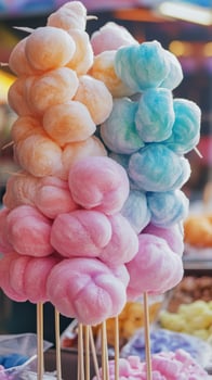 Colorful Cotton Candy Clouds photo