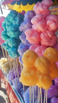 Vibrant Cotton Candy Delights photo