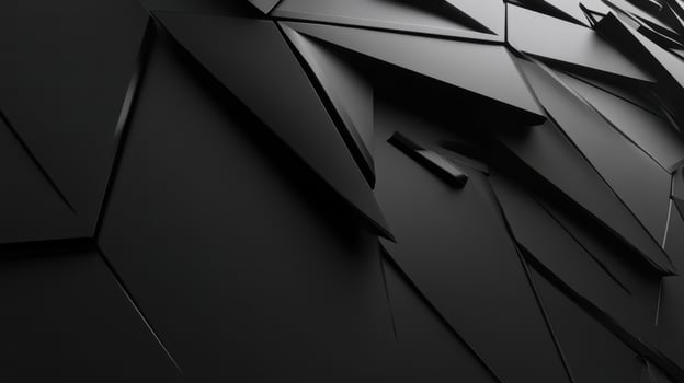 Abstract Black Geometric Shapes Pattern Background photo