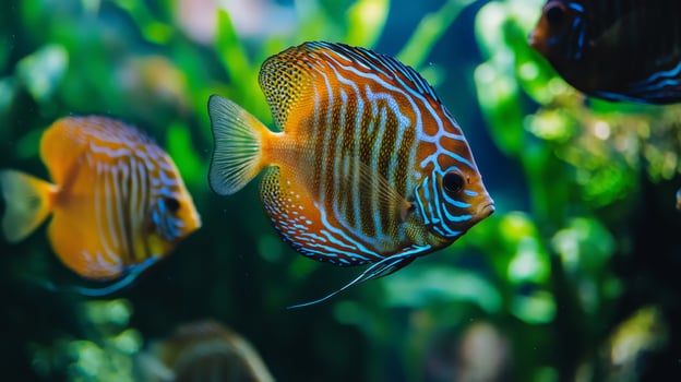 Vibrant Fish in a Stunning Aquarium Display photo