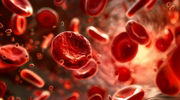 This Nanotech-enhanced synthetic blood cells show future transfusion possibilities in medicine. photo