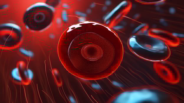 This Synthetic blood cells showcase the future of nanomedicine and fluid transport solutions. photo