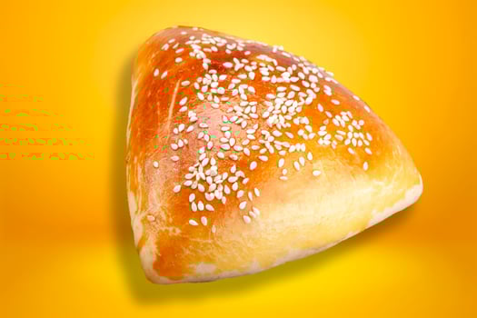 Arabian esfiha, esfirra Brazilian snack.. photo