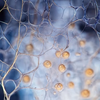 Abstract close up of delicate natural patterns photo