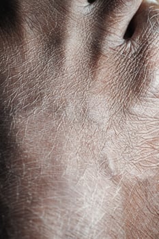 Close-up view of dry feet photo