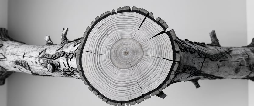 Stunning Cross Section of Tree Trunk Wood Texture photo