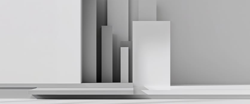 Abstract geometric background with overlapping layers of shades. photo