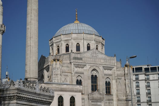 Pertevniyal Valide Sultan Mosque in Istanbul City in Turkiye photo