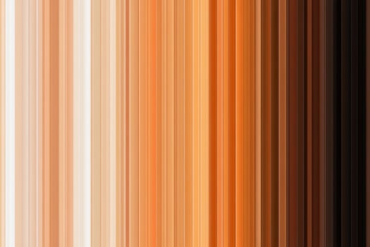 A striped background with orange, brown and white stripes photo