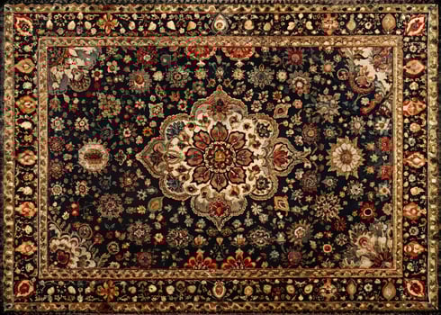 vintage black carpet photo