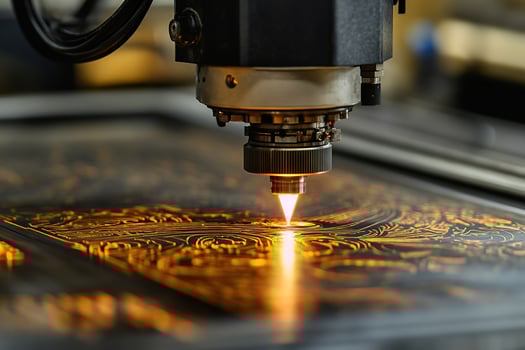 Laser Engraving Machine in Action photo