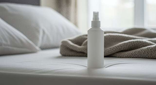 A white bottle of liquid photo