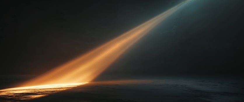 A beam of light coming from the sky photo