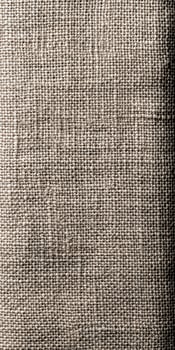 Fabric background with textured weave in natural tones photo