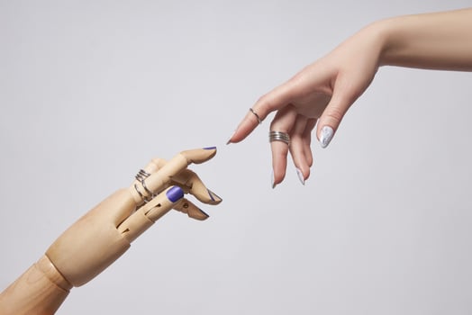 Beautiful manicure on the nails of woman Color coloring of the nails on the hand. Gentle, well-groomed hands photo