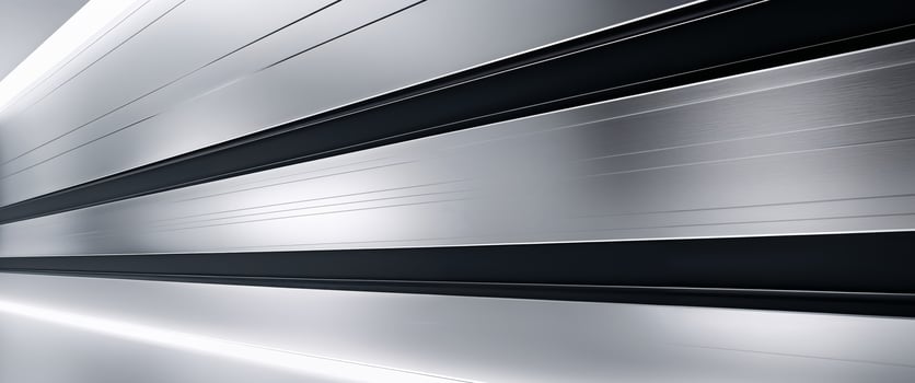 A silver and black striped background with a silver. photo
