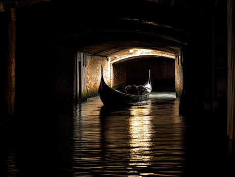 Scenic Gondola Journeys in the Canals of Venice photo