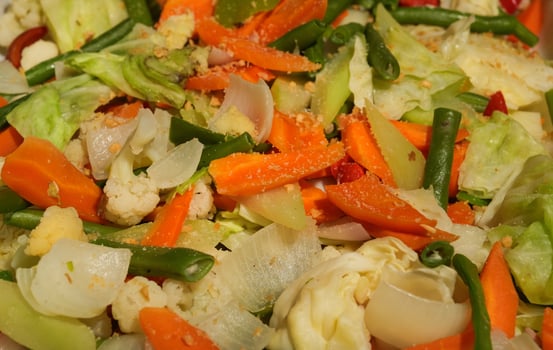 chopsuey or stir fried vegetables photo