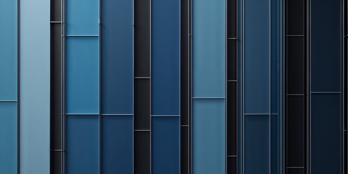 A blue and black background with many lines photo