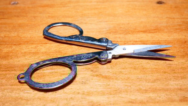 a small stainless steel scissor photo
