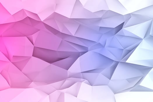 Abstract background with pink and blue triangles photo