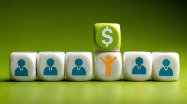 Conceptual Representation of Receiving a Financial Bonus, Grant, or Business Support for High Performance and Organizational Growth photo