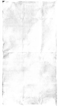 Distressed worn crumpled paper texture in black and white for creative design projects photo