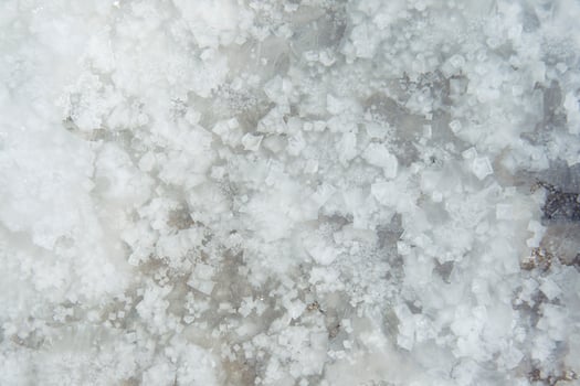 Raw salt close up texture photo