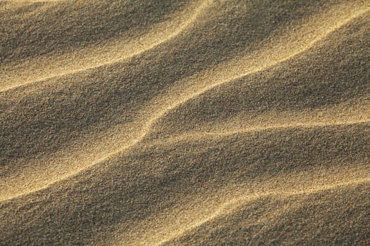 Rippled sand close up photo