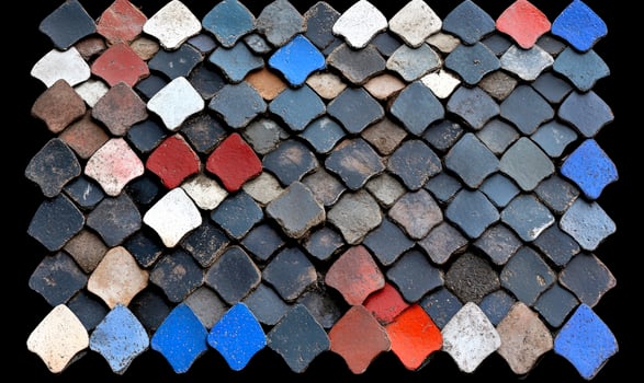 A large collection of different colored tiles photo