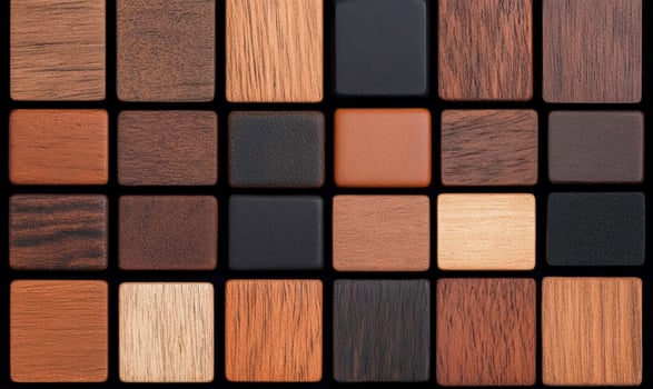A collection of different wood types photo