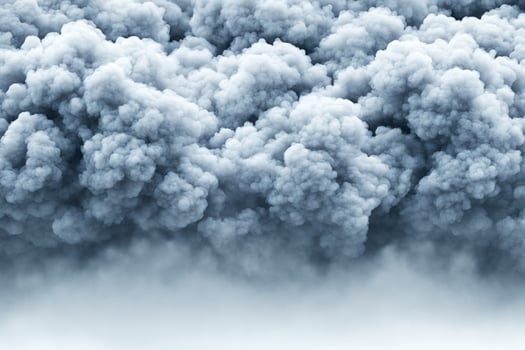 Clouds in the sky with a blue sky background photo