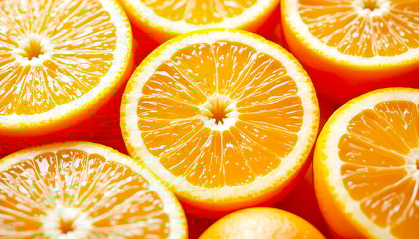 Orange slices background. photo