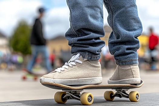 A person on a skateboard photo