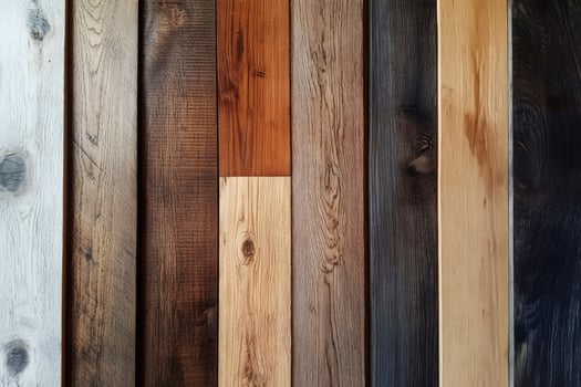 Wooden boards showing different colors creating a beautiful pattern photo