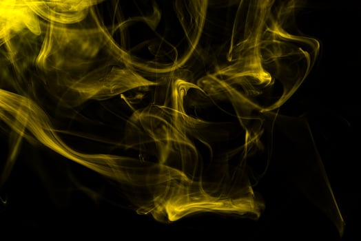 Yellow smoke texture photo