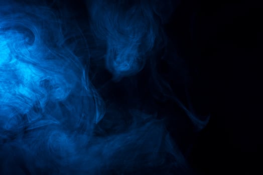 Blue Smoky abstract texture photo