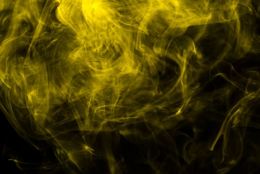 Yellow abstract smoke texture photo